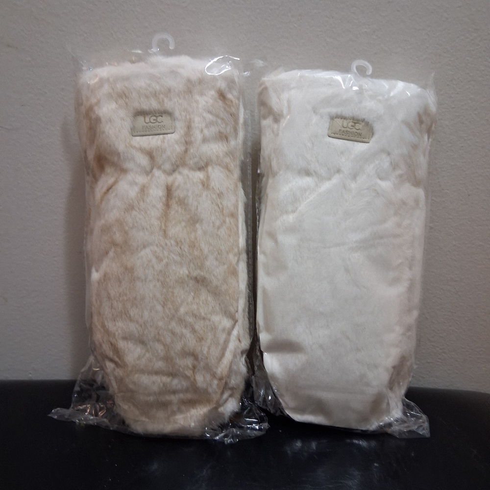 Faux Fur Mittens